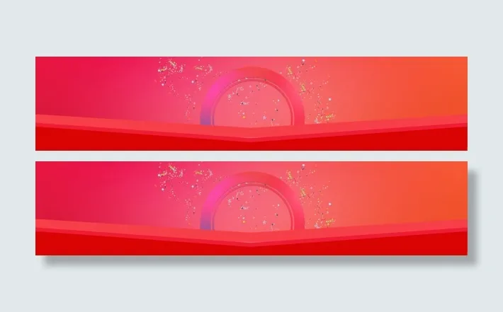 电商喜庆周年庆背景banner