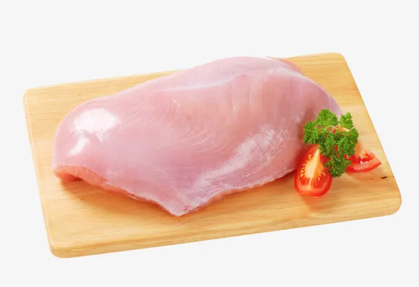 案板上的鸡脯肉免抠