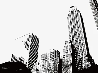 矢量手绘城市免抠