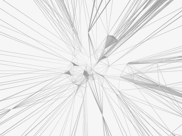 科技感几何线条免抠