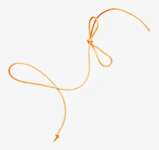 金绳 金色绳结免抠