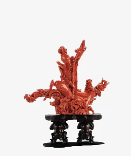 红珊瑚摆件工艺品免抠