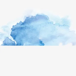 蓝色泼墨效果免抠