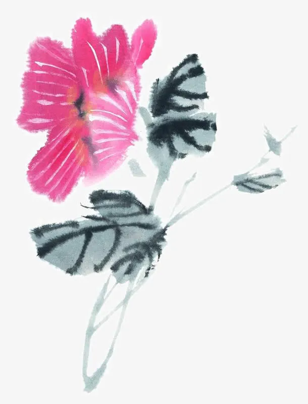 写意花朵免抠