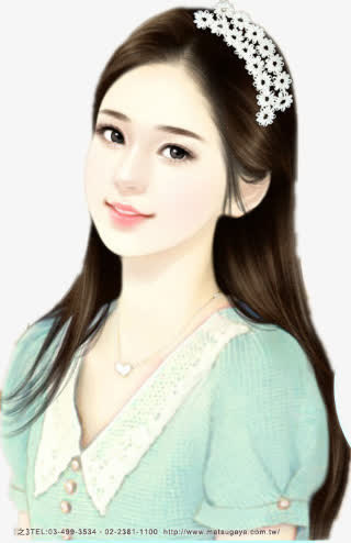 现代美女免抠
