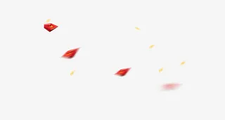 漂浮的红包免抠