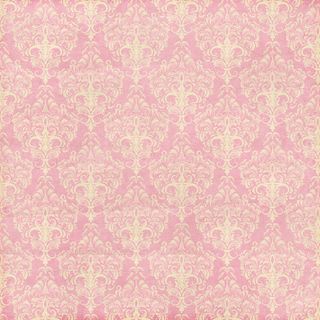 粉色背景与白色花纹