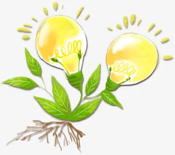 春天黄色植物装饰免抠