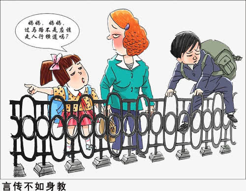 创建文明城市——言传身教免抠