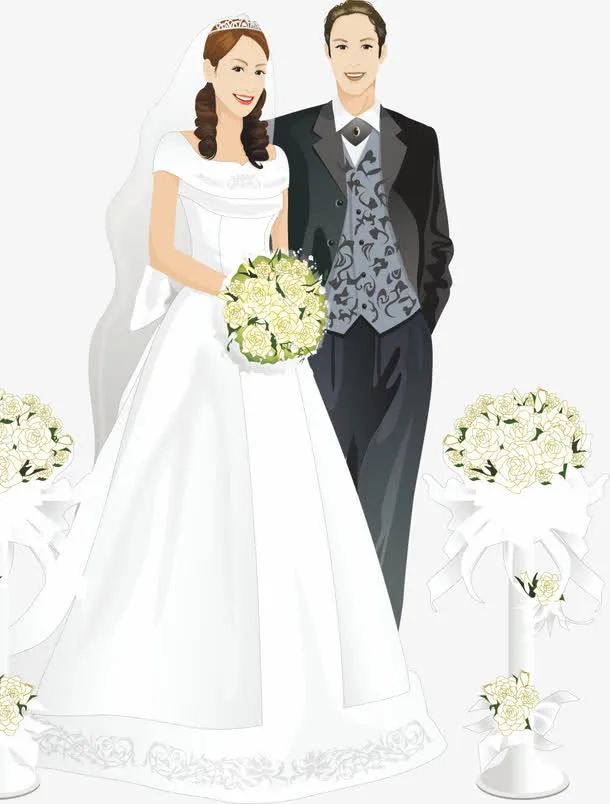 浪漫婚礼免抠