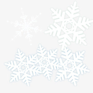圣诞节雪花免抠