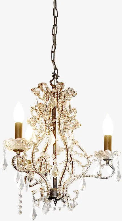 高贵幸福婚礼装扮吊灯免抠