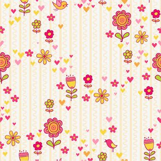 卡通花朵装饰图案免抠