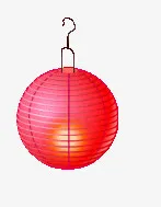 灯笼红色钓灯笼球形灯笼免抠