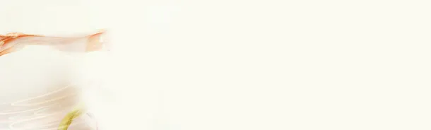 白色简约梦幻背景banner