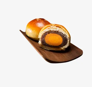 切开的蛋黄酥素材免抠