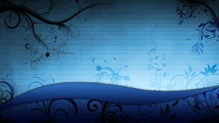 蓝色线条花纹笔记本海报背景