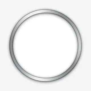 游戏边框 质感边框 细节 圆边 银色免抠