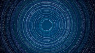 黑蓝魔幻旋转科技背景高清