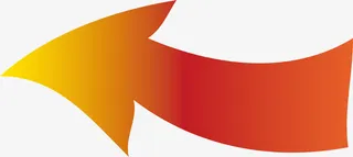 橘红色箭头免抠