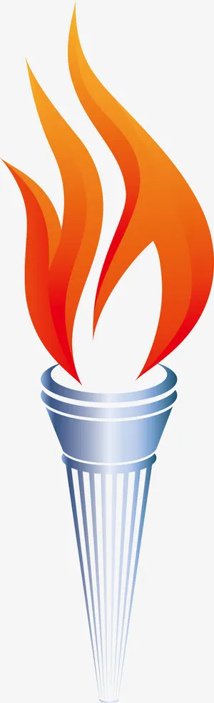 燃烧火炬矢量剪影免抠