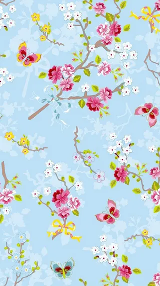 碎花小清新风格H5素材高清