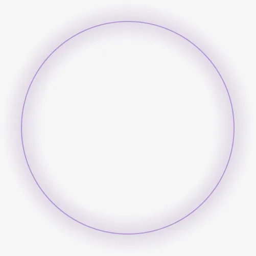 紫色简约光圈效果元素免抠