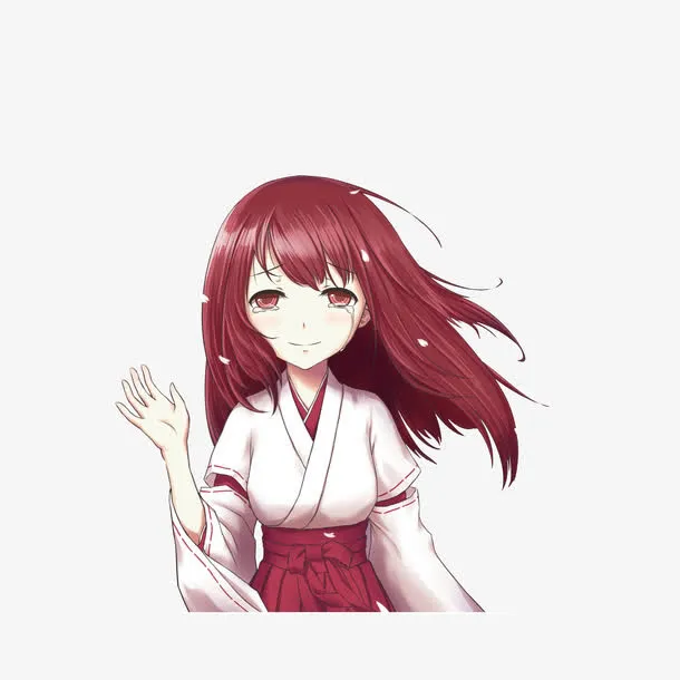 流泪挥手告别免抠
