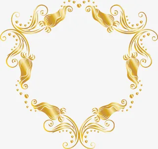 金色叶子装饰免抠