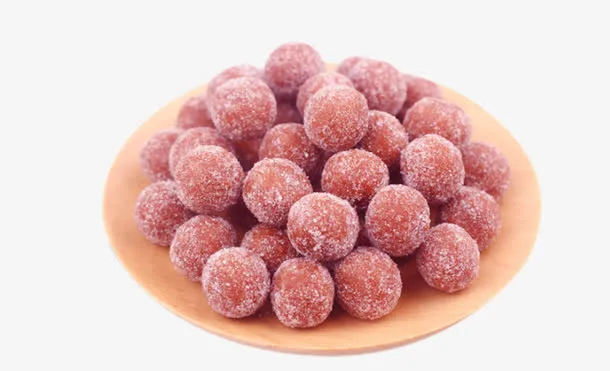 金晔山楂球休闲食品免抠