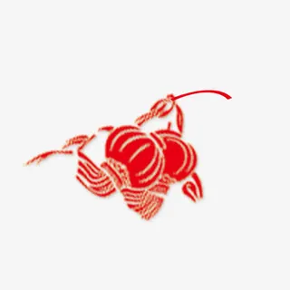 春节红色灯笼免抠