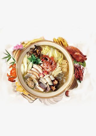 舌尖上的美味海鲜汤免抠