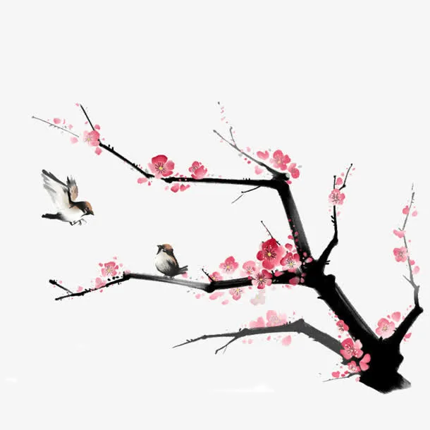 梅花中国风png素材免抠