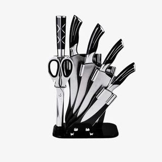 孔雀尾系列不锈钢七件套刀具免抠