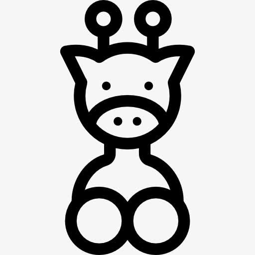 长颈鹿图标免抠