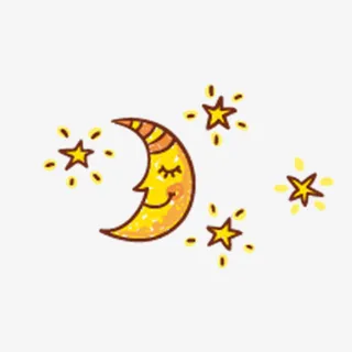 六一儿童节海报太阳月亮免抠