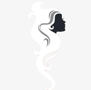 长睫毛美女侧脸免抠