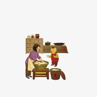 发面包饺子免抠