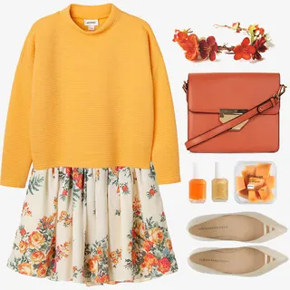 秋冬女装服饰搭配免抠