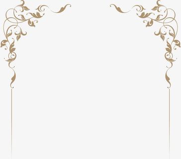 绿色欧式藤蔓框架免抠