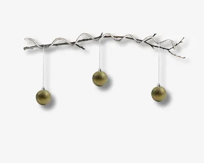 圣诞树圣诞球素材免抠