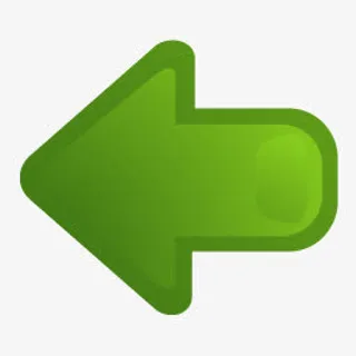 绿色立体向右箭头图片免抠