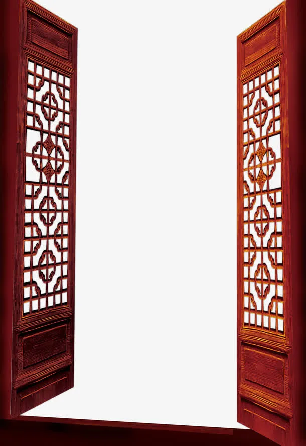 古典门窗免抠