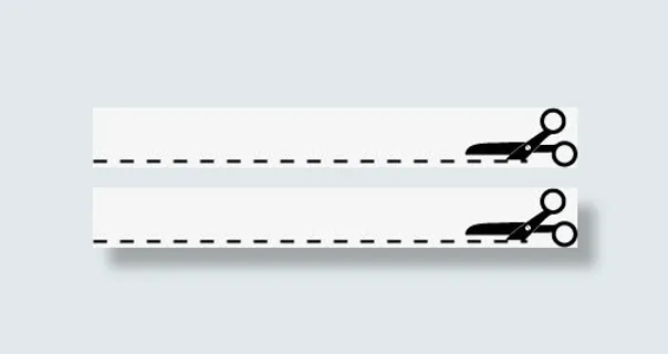 超实用虚线分割线免抠