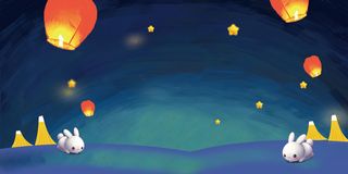 月饼促销海报背景素材高清