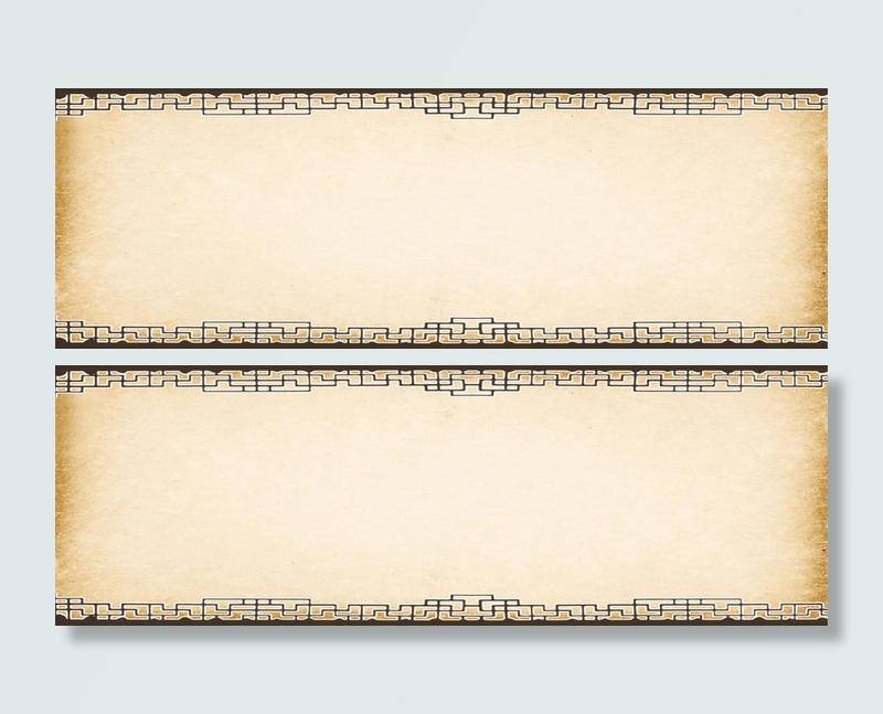 中国画框牛皮纸纯海报背景banner图高清