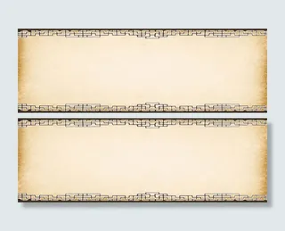 中国画框牛皮纸纯海报背景banner图高清