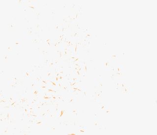 手绘黄色火光海报免抠