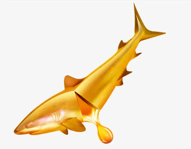 鱼油胶囊创意形象图免抠