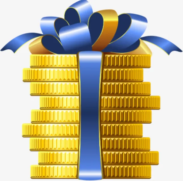 金币、礼物、礼盒免抠